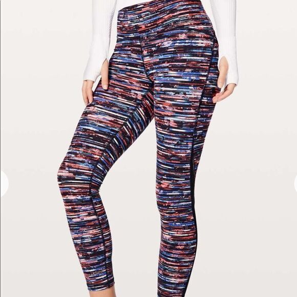 Lululemon Train Times Athletic Leggings Multicolor - Picture 1 of 6